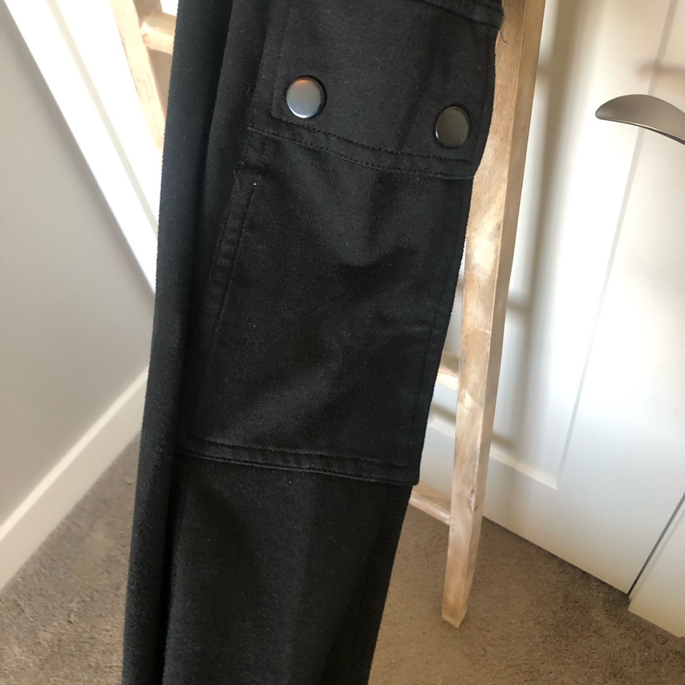 Savvi Black Crossover Cargo Joggers - Picture 5 of 11